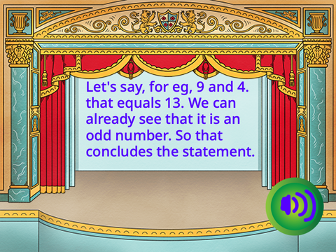 What happens if an odd number gets add to and even number?