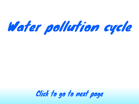 Water pollution cycle