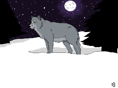 You Are Not (Wolf Art)
