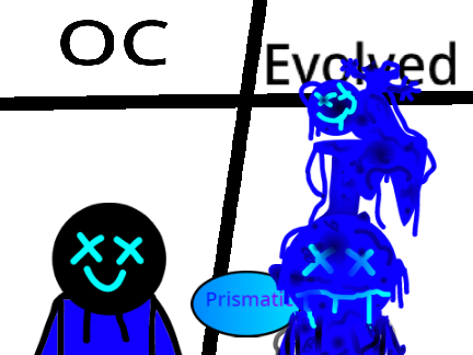Scratch_lazygaming has returned and turned into blue prismatic!