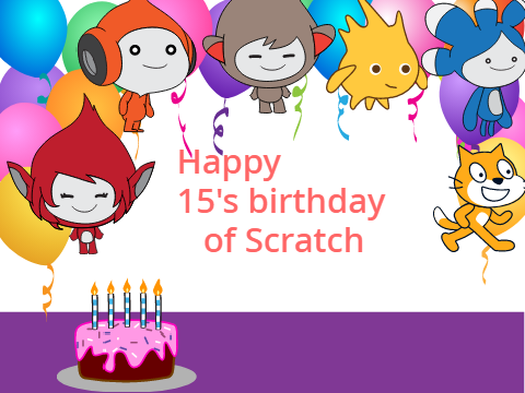 happy 15's anniversary scratch