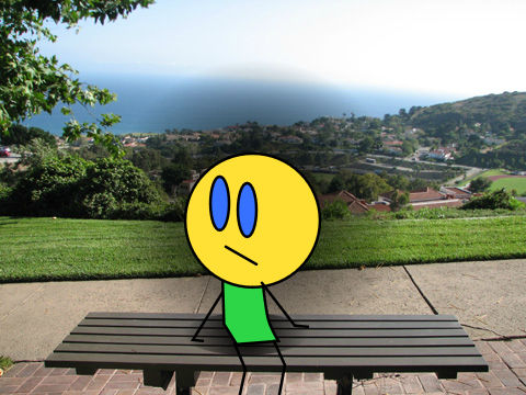 Add You're Self Sitting On The Bench
