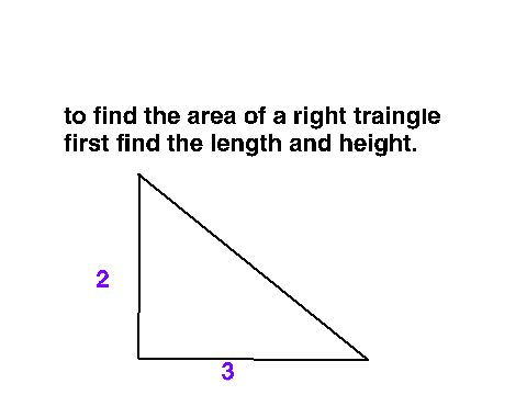 area of triangle