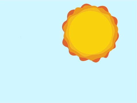 The sun and a monkey’s conversation 