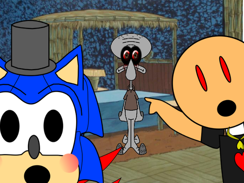 3am in squidward’s house