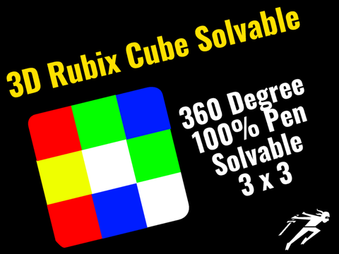 Rubix Cube 3x3 v0.9 #3d #games #all #rubixcube #scratch #scratchgame