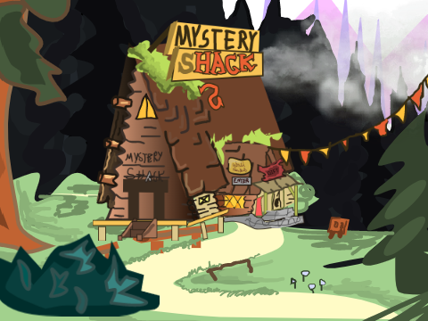 Mystery Shack Parallax