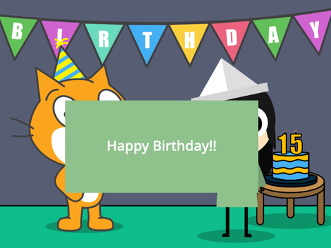 wooohoooo (scratch birthday)