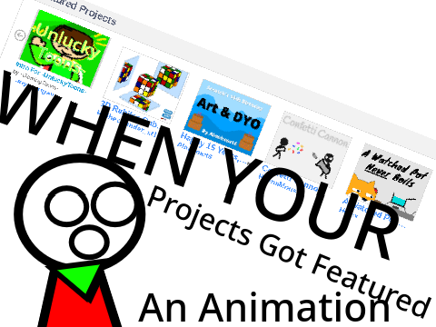 When Your Projects Are Featured... Animation #Funny #Featured