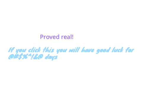  CLICK THIS FOR GOOD LUCK! (closed)