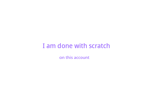 not using this account anymore