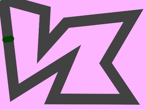 Cursor Tail Racetrack