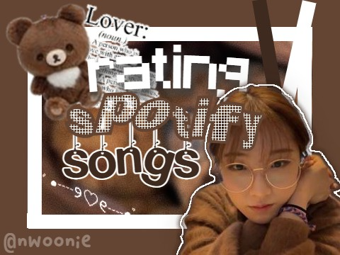 rating spotify songs ☽ *contains underrated artists*