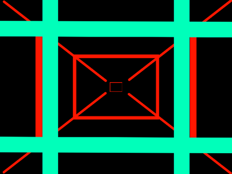Neon Light Tunnel
