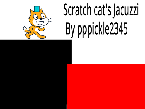 Scratch cat's jacuzzi