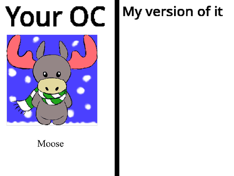Your OCs in my art style remix