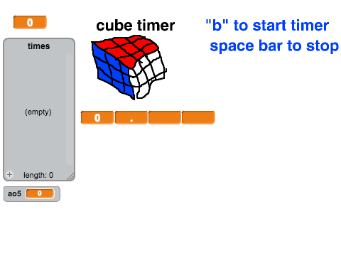 Rubik's Cube Timer