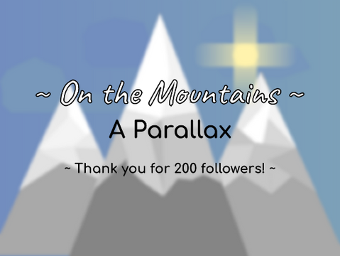 Thanks For 200 followers AGAIN! ~ Parallax #parallax #music