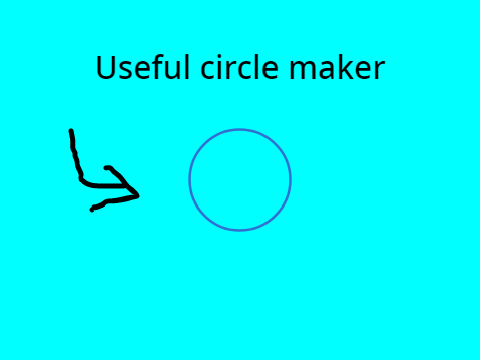 Useful circle maker