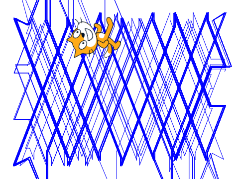Scratchy Makes A Drawing