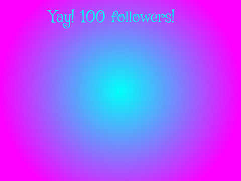 Thank you for 100 followers!