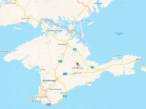 map of crimera