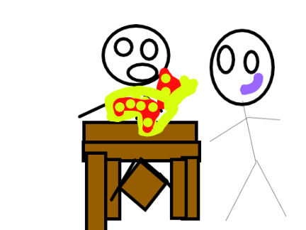 MY FIRST ANIMATION Why you don't share your food with friends