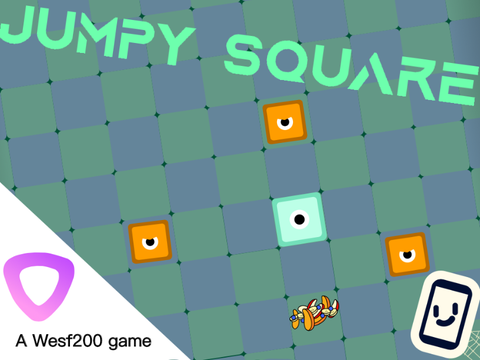 Jumpy square || mobile friendly