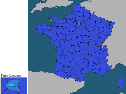 Departments of France: Every Year