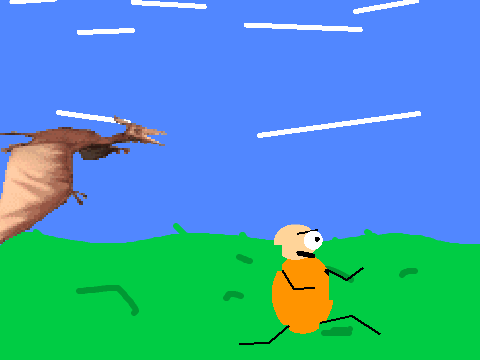 add yourself pursued by a dinosaur remix