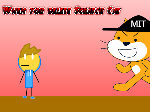 When you delete Scratch Cat | Animation
