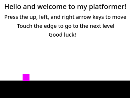 The purple platformer: Part 1