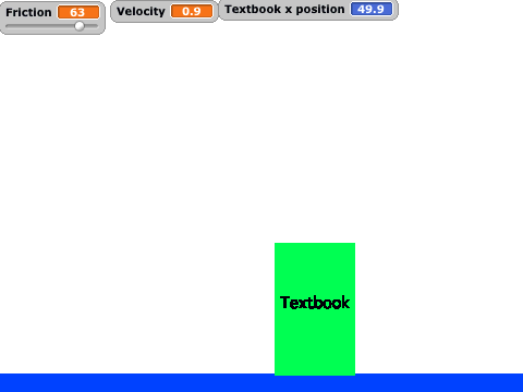Push a textbook