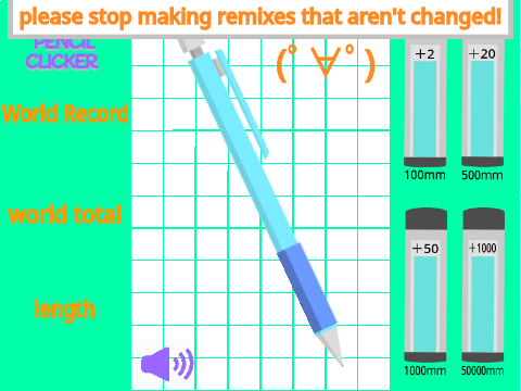 ◤◢ mechanical pencil Clicker ◤◢　　　　　　　　　　#ALL #all #games #GAME #game #clicker #art #(ﾟ∀ﾟ) #(… remix