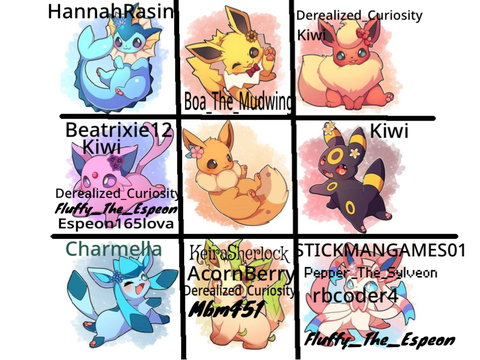 Put your name on your favorite Eeveelution updated! Again REMIX THIS PLZ! >w< remix remix