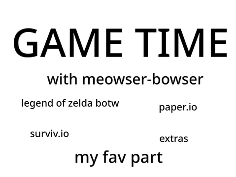 gaming with meowser-bowser