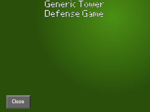 Generic Tower Defense Game (BETA 2)