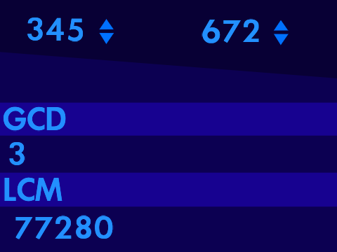 GCD & LCM Calculator