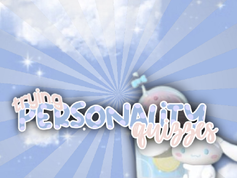 taking personality quizzes