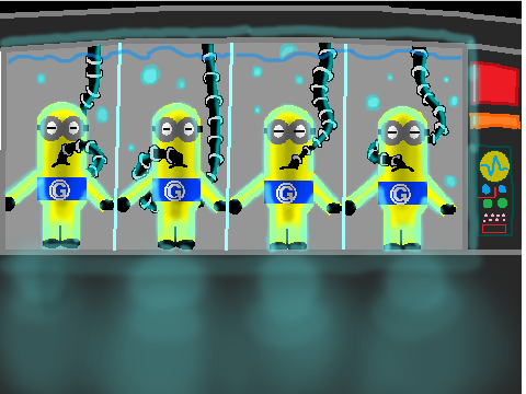 Minions Coloring contest entry