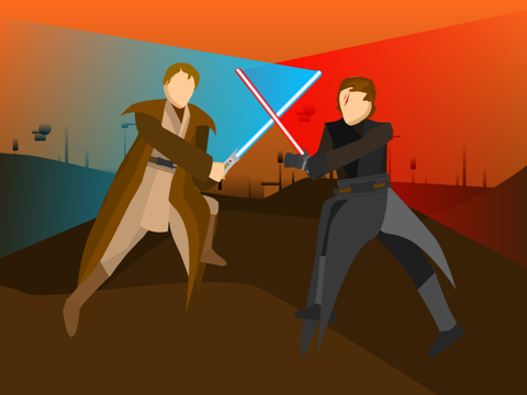 Obi-Wan and Anakin