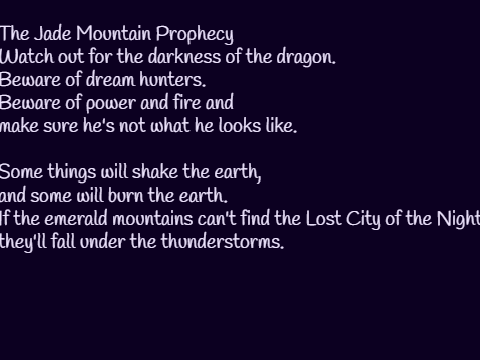 Mm yes, the true Jade Mountain prophecy