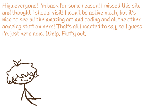 I'm back!