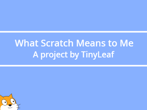 What Scratch Means to Me