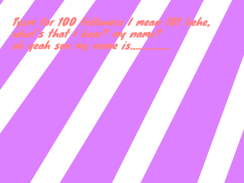 Tysm For 100 Folowers