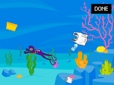 Collect the plastic!