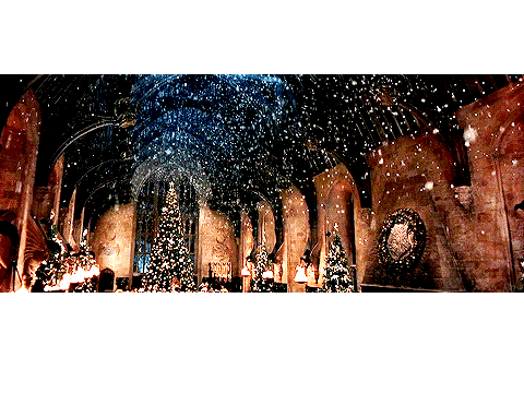 Hogwarts great hall on the christmas!!!