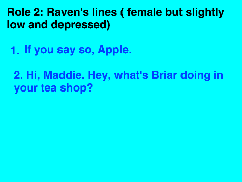 Voice auditions for Ever after high video remix