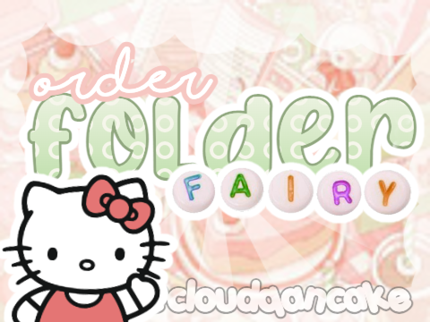 ⛅️ order folder ☆