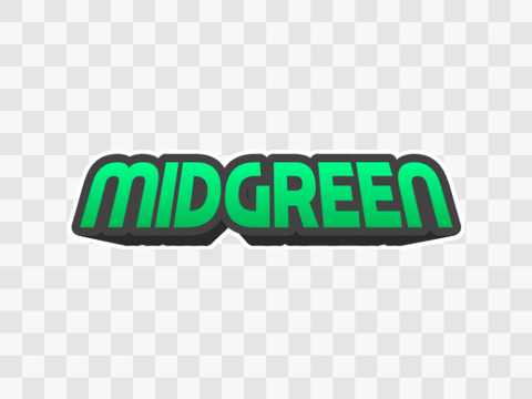 3D Text for @-MidGreen-